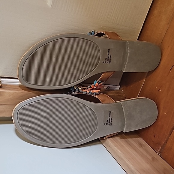 NWOT Kate Park floral sandals size 10 - Picture 4 of 7